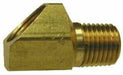 12070 Midland Inverted Flare Fitting - 45° Elbow - 1/8" Female Inverted Flare x 1/8" Male NPTF - Brass