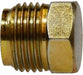 12095 Midland Inverted Flare Fitting - Plug - 3/8" Male Inverted Flare - Brass