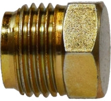 12097 Midland Inverted Flare Fitting - Plug - 5/8" Male Inverted Flare - Brass