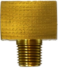 12100 (12-100) Midland Inverted Flare Fitting - Male Branch Tee - 3/16" Female Inverted Flare x 1/8" Male NPTF - Brass