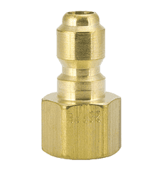 100FPB ZSi-Foster Quick Disconnect FST Series Plug - Straight Thru - 1" FPT - Brass