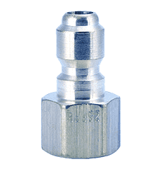 25FP ZSi-Foster Quick Disconnect FST Series Plug - Straight Thru - 1/4" FPT - Steel