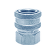 38FSS-101 ZSi-Foster Quick Disconnect FST Series Socket - Straight Thru - 3/8" FPT - 303 Stainless, w/Viton Seal