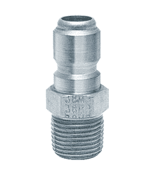 50MPS ZSi-Foster Quick Disconnect FST Series Plug - Straight Thru - 1/2" MPT - 303 Stainless