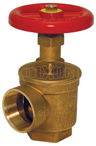 AVF151 Dixon Forged Brass Global Angle Hose Valve - 1-1/2" Female NPT x 1-1/2" Female NPT