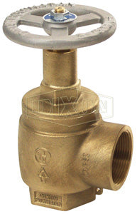 AVF150-I Dixon Cast Brass Global Angle Hose Valve - 1-1/2" Female NPT x 1-1/2" Female NPT