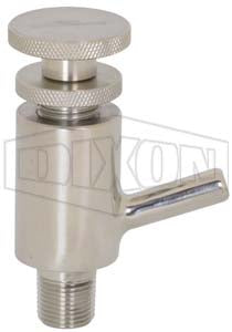 BSVWNS-G375 Dixon Valve W-Series Sample Valve - 3/8" NPT - Silicone Seat - 304 Stainless Steel
