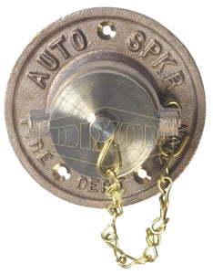 RIC150F Dixon Cast Brass Single Inlet Residential Sprinkler Connection - 1-1/2" Female NST(NH) Inlet x 1-1/2" Female NPT Outlet