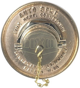 SIC250F-P Dixon Polished Cast Brass Single Inlet Connection - 2-1/2" Female NST(NH) Inlet x 2-1/2" Female NPT Outlet