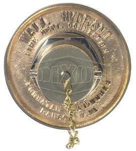 MOCA250F Dixon Cast Brass Single Hydrant Connection - 2-1/2" Female NPT Inlet x 2-1/2" Male NST(NH) Outlet