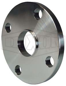 B38W-R250 Dixon Valve 316L Stainless Steel Sanitary Unpolished Weld Neck Flange - 2-1/2" Tube OD