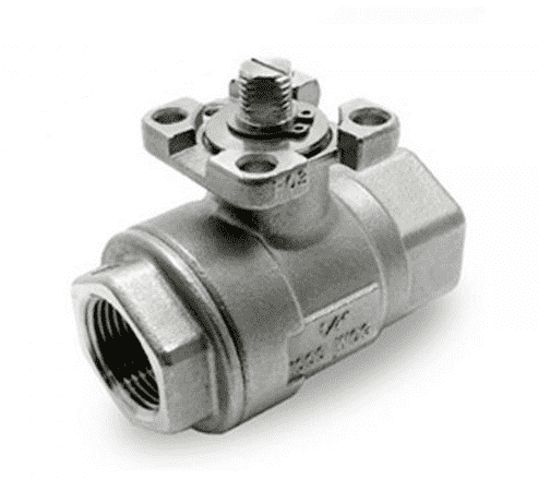 134G41 by RuB Inc. | Full Port Actuatable Ball Valve | 1-1/4" Female NPT x 1-1/4" Female NPT | Stainless Steel | Pack of 6