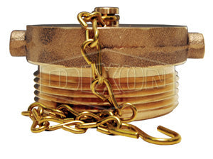 FP150F-D Dixon Cast Brass Plug - Pin Lug - 1-1/2" Male NST(NH) (Domestic)