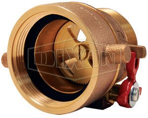 APRD250F Dixon Cast Brass Adjustable Pressure Restricting Device - 2-1/2" Female NST(NH) Inlet x 2-1/2" Male NST(NH) Outlet