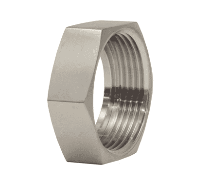 13H-G400RJT Dixon Bradford Sanitary European Fitting - 304 Stainless Steel RJT BS:4825 Hex Nut - 4" Tube OD