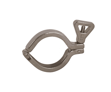 13ILH100-150 Dixon 304 Stainless Steel Sanitary Heavy Duty I-Line Clamp - 1" - 1-1/2" Tube OD