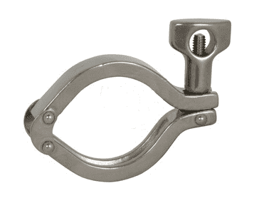 13MHHM-DP1000 Dixon 304 Stainless Steel Double Pin Heavy Duty Sanitary Clamp - 10" Tube OD
