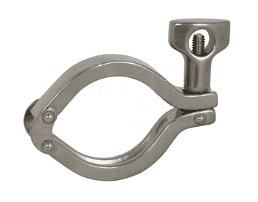 13MHHM-DP200 Dixon 304 Stainless Steel Double Pin Heavy Duty Sanitary Clamp - 2" Tube OD