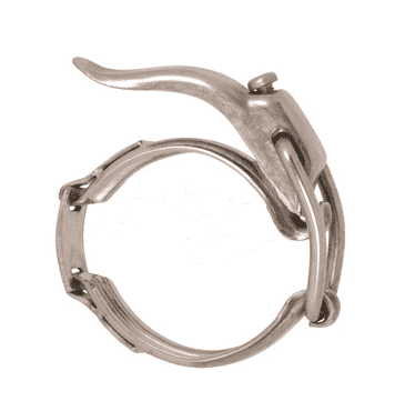 13MHLA250 Dixon 304 Stainless Steel Toggle Sanitary Clamp - 2-1/2" Tube OD