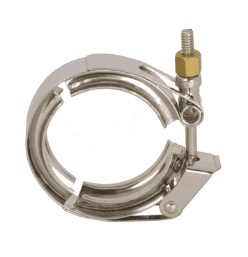 13MO1000 Dixon 304 Stainless Steel T-bolt Sanitary Clamp - 10" Tube OD