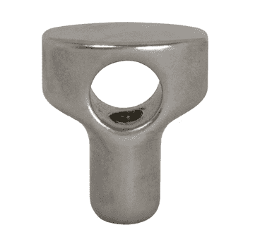 13WNX Dixon Sanitary 304 Stainless Steel Cross Hole Wing Nut: 5/16"-18