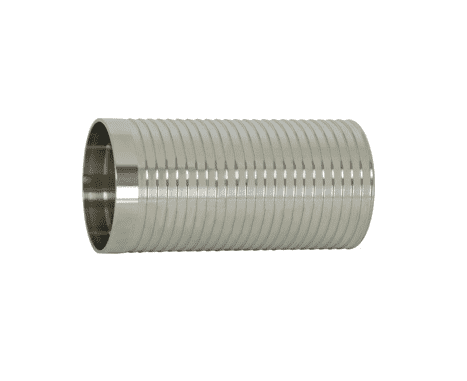 14WHRL-R250 Dixon 316L Stainless Steel Sanitary Long Weld Hose Adapter - 2-1/2" Tube OD