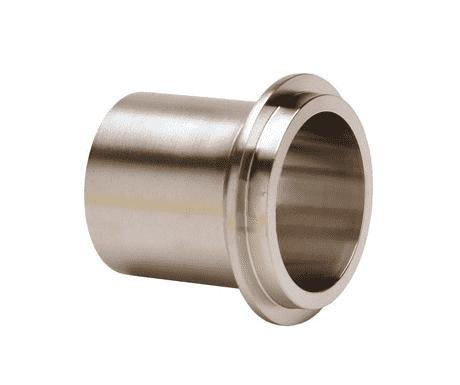 14WLI-G200 Dixon 304 Stainless Steel Sanitary Male I-line Long Weld Ferrule - 2" Tube OD