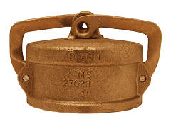200DC-LBR Dixon 2" Brass Lockable Dust Cap