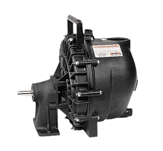 200PB Banjo Polypropylene 2" Bearing Pedestal with 3/4" Shaft & 3 Vane Impeller