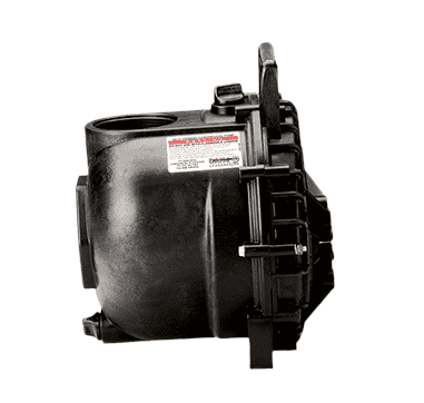 300PO Banjo Polypropylene 3" Pump Only with 3/4" Shaft & 4 Vane Impeller Unassembled