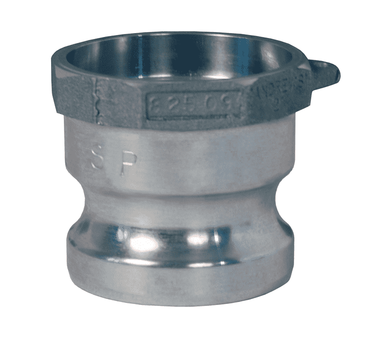 801AWSPAL Dixon 8" BL 356T6 Aluminum Adapter for Welding - Socket Weld to Schedule 40 Pipe - 8.711 Bore