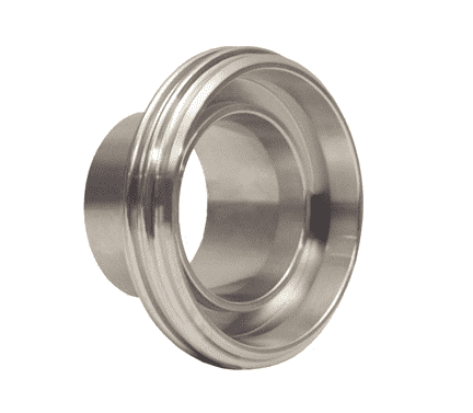 15A-R200DIN Dixon Bradford Sanitary European Fitting - 316 Stainless Steel DIN Welding Male - 2" Tube OD - 50 DN Size