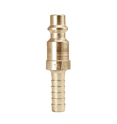 16-3B ZSi-Foster Quick Disconnect Plug - 1/4" ID - Brass (Hose Stem)