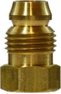 Midland Metal Mfg. 16002 3/16 (3/8-24)threaded Sleeve Nut, Brass Fittings,  Double Compression, Nut