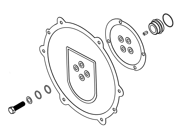 16100 Banjo 333 Series & 444 Pump Bearing Pedestal Seal Kit
