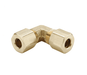 165C-04 Dixon Brass Compression Fitting - Union Elbow - 1/4" Tube Size