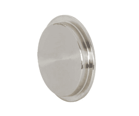 16AI-14I100 Dixon 304 Stainless Steel Sanitary Male I-line Solid End Cap - 1" Tube OD