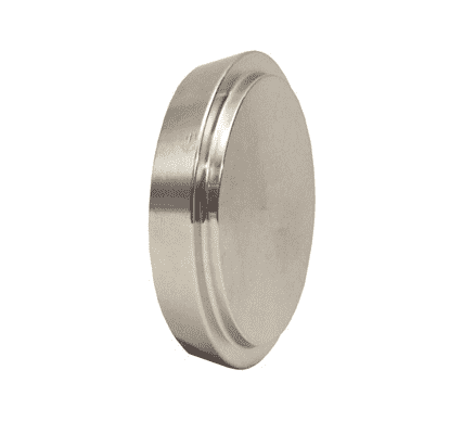 16AMP-R150DIN Dixon Bradford Sanitary European Fitting - 316 Stainless Steel DIN Blank Cap - 1-1/2" Tube OD - 40 DN Size