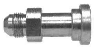 17001624 Midland Hydraulic Code 61 Flange Adapter - 1-5/16-12 Male JIC 37° Flare x 1-1/2" Flange Size - Steel