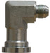 17042016 Midland Hydraulic Code 61 90° Flange Adapter - 1-5/8-12 Male JIC 37° Flare x 1" Flange Size - Steel