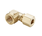 170C-0402 Dixon Brass Compression Fitting - Female Elbow - 1/4" Tube Size x 1/8" Pipe Thread