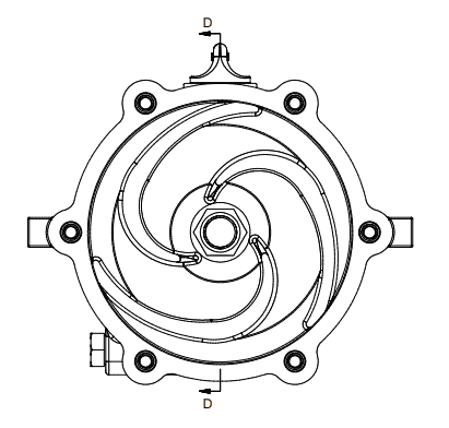 17200ASS Banjo 2" Stainless Steel Wet Seal Assembly