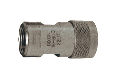 18-600 Dixon 1/2" Steel Agricultural Hydraulic Quick-Connect FTP Coupler - 3/4"-14 NPTF Thread