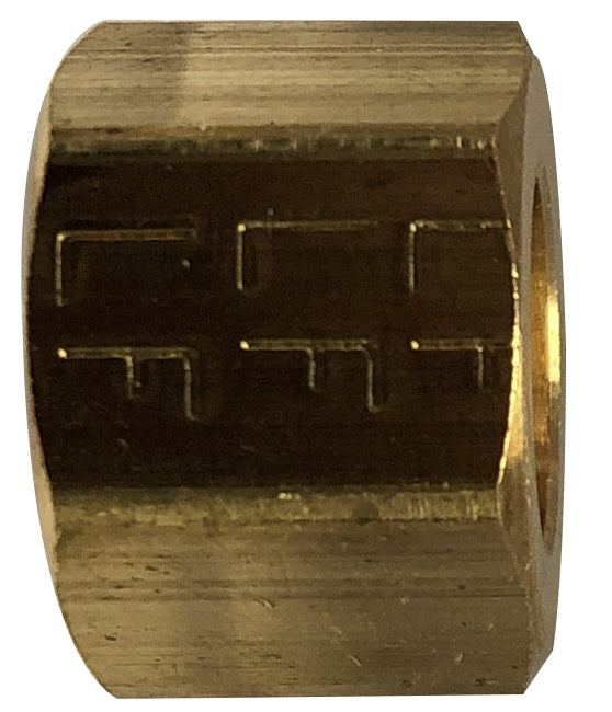 700061-03 Midland Lead Free Compression Fitting - Nut - 3/16" Tube OD - Brass