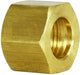 18035L (18-035L) Midland Compression - Light Pattern Compression Nut - 1/4" Tube OD x 7/16-24 Thread - Brass