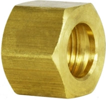 18040L (18-040L) Midland Compression - Light Pattern Compression Nut - 5/8" Tube OD x 13/16-18 Thread - Brass