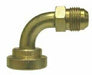 18041616 Midland Hydraulic Code 62 90° Flange Adapter - 1-5/16-12 Male JIC 37° Flare x 1" Flange Size - Steel