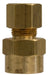 18162L (18-162L) Midland Compression - Light Pattern Female Adapter - 5/8" Tube OD x 1/2" Female NPTF - Brass