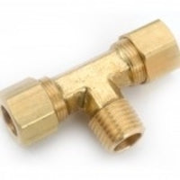 700072-1008 Midland Lead Free Compression Fitting - Male Branch Tee - 5/8" Tube OD x 1/2" Male Pipe - Brass
