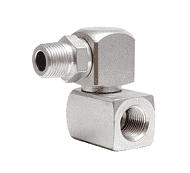 190028 ZSi-Foster Swivel Fitting - Standard Swivel w/o Plastic Covering - 1/2" FPT x 1/2" MPT - Steel/Aluminum